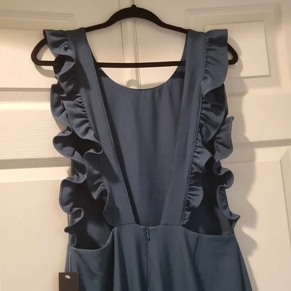 Free Press Backless Jumpsuit Green Size Medium NWT - Picture 8 of 11